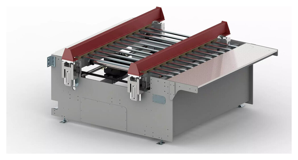 Clamping beam feeds